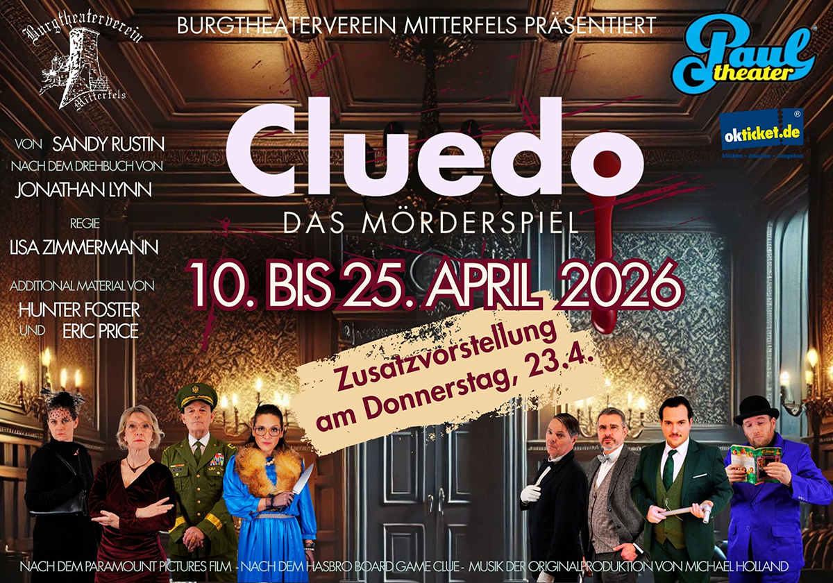Cluedo Zusatzvorstellung