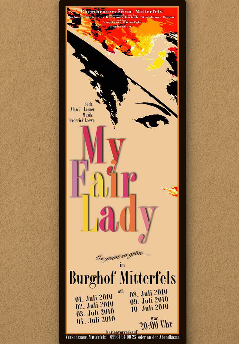 Plakat My Fair Lady 2010