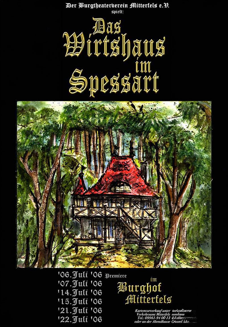 Plakat Das Wirtshaus im Spessart 2006